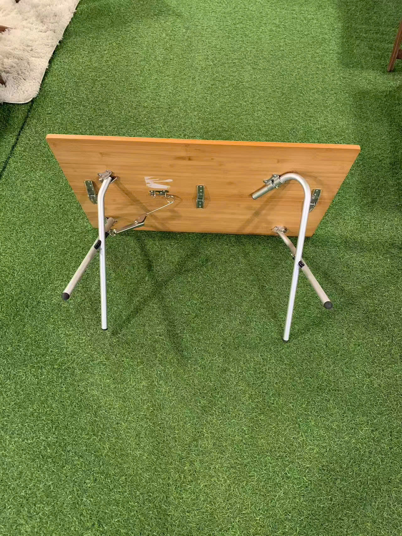 Bàn Camping Gấp Gọn Tre Màu Gỗ