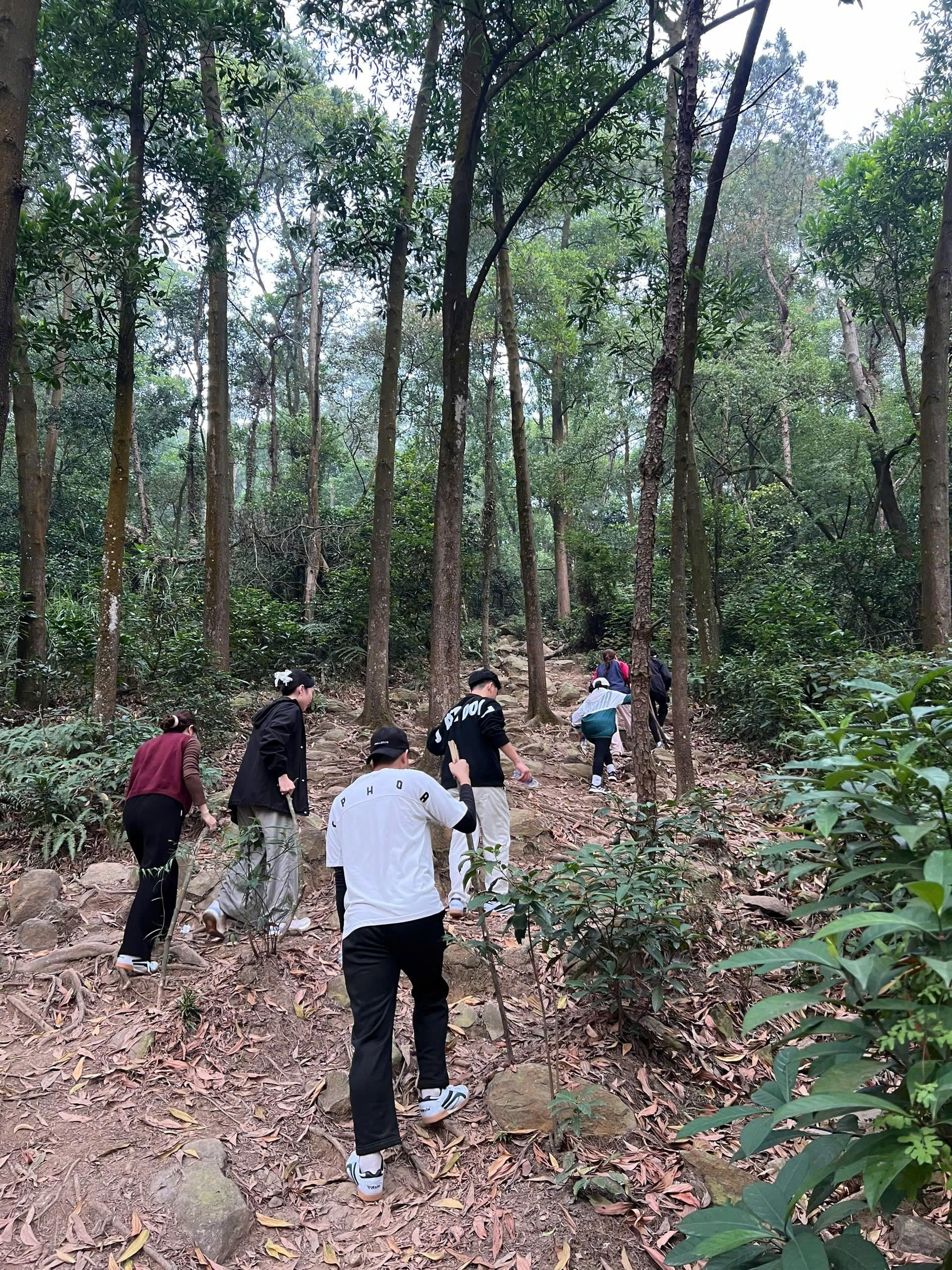 Hành trình leo núi đồng hành cùng team Hoàng Khang